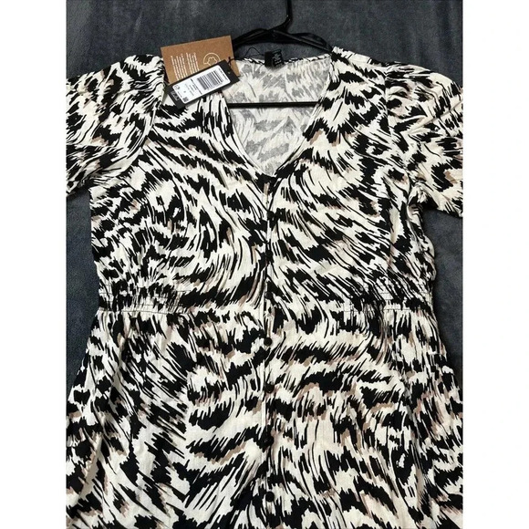 Vero Moda Women’s Maxi Dress Organic Cotton in Abstract Print Size S New - Picture 14 of 16